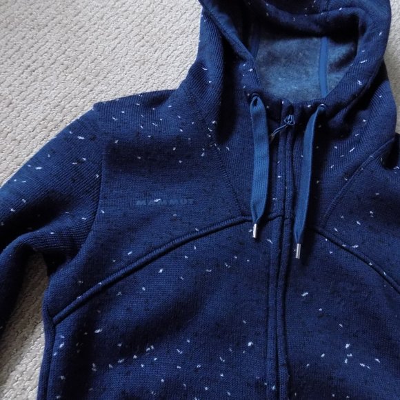 MAMMUT CHAMUERA ML HOODED JACKET SWEATSHIRT WING TEAL BLUE - Picture 7 of 12